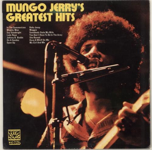 MUNGO JERRY★Same UK Dawn オリジナル Mungo Jerry Mungo Jerry's Greatest Hits UK vinyl LP album